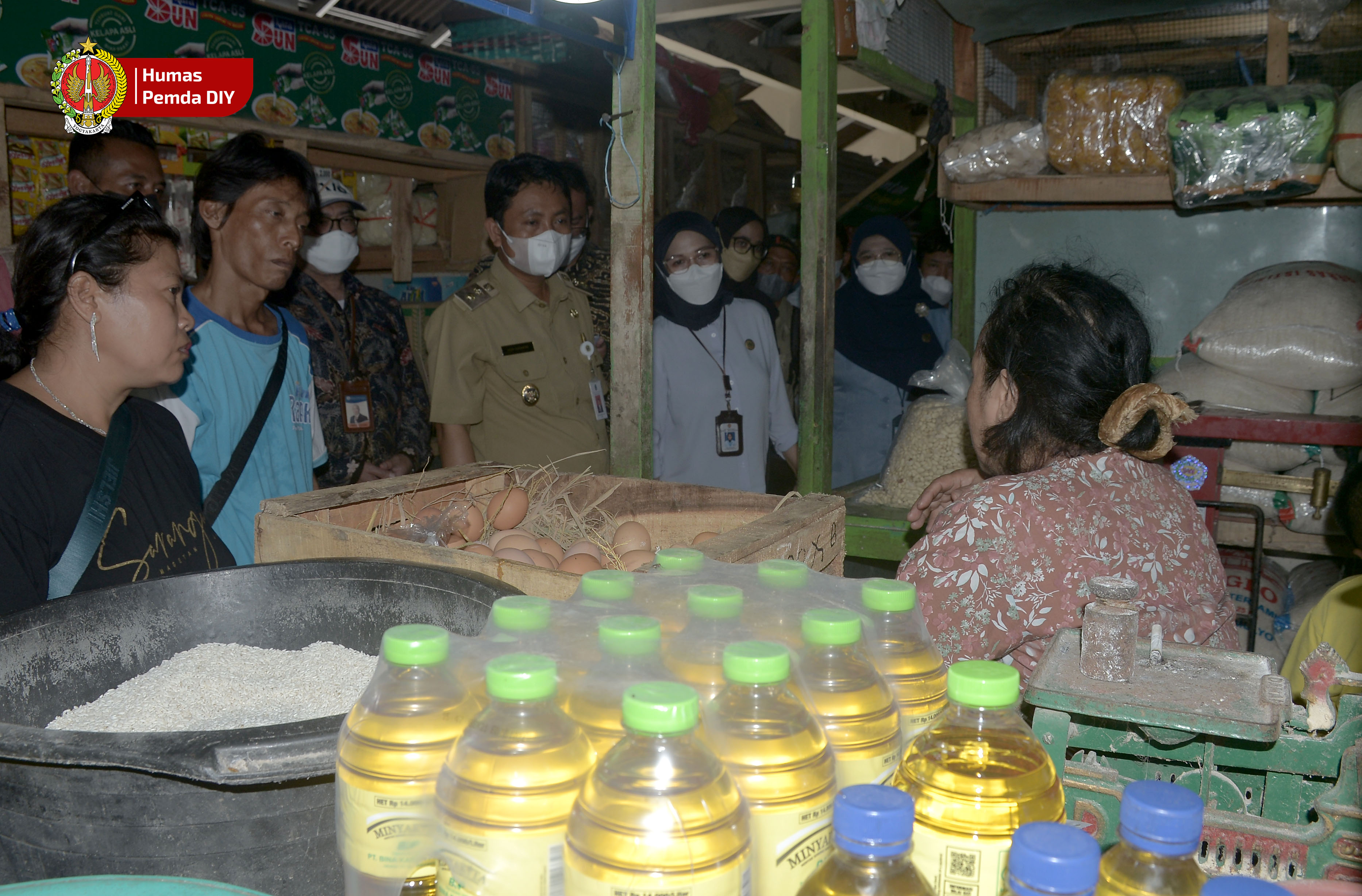 TPID DIY Lakukan Pantuan Harga di Pasar Semin Gunungkidul